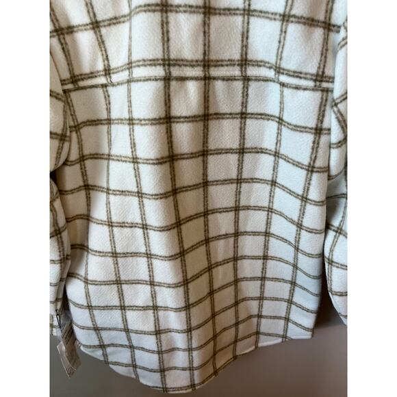 Treasure & Bond NWT Plaid Flannel Jacket Shacket Women's Size Small - Picture 7 of 15